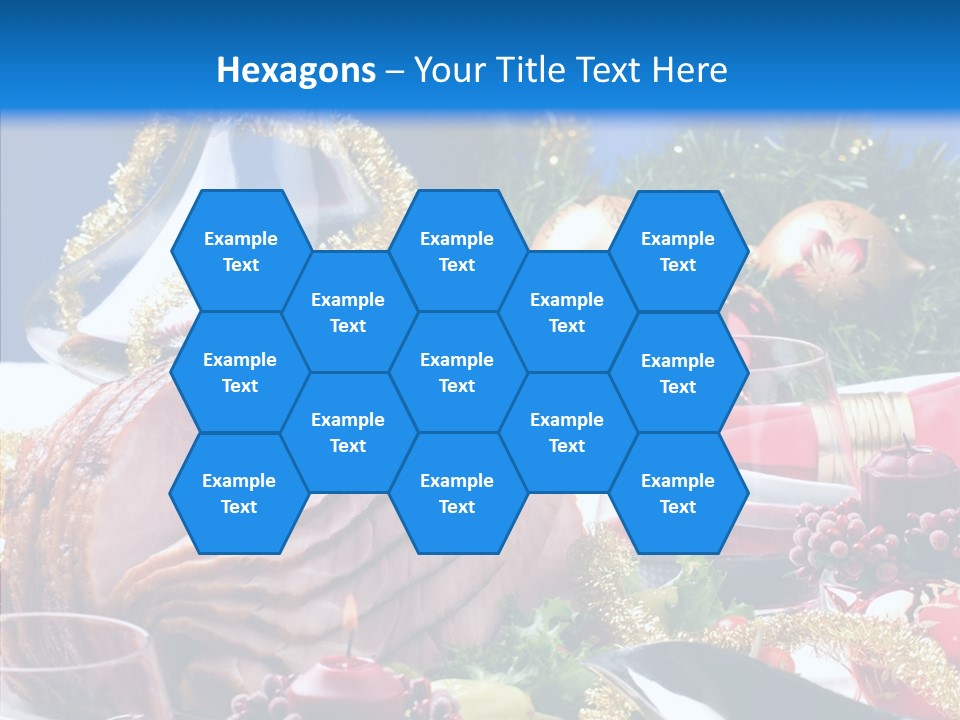 Close Up Cuts Salad PowerPoint Template