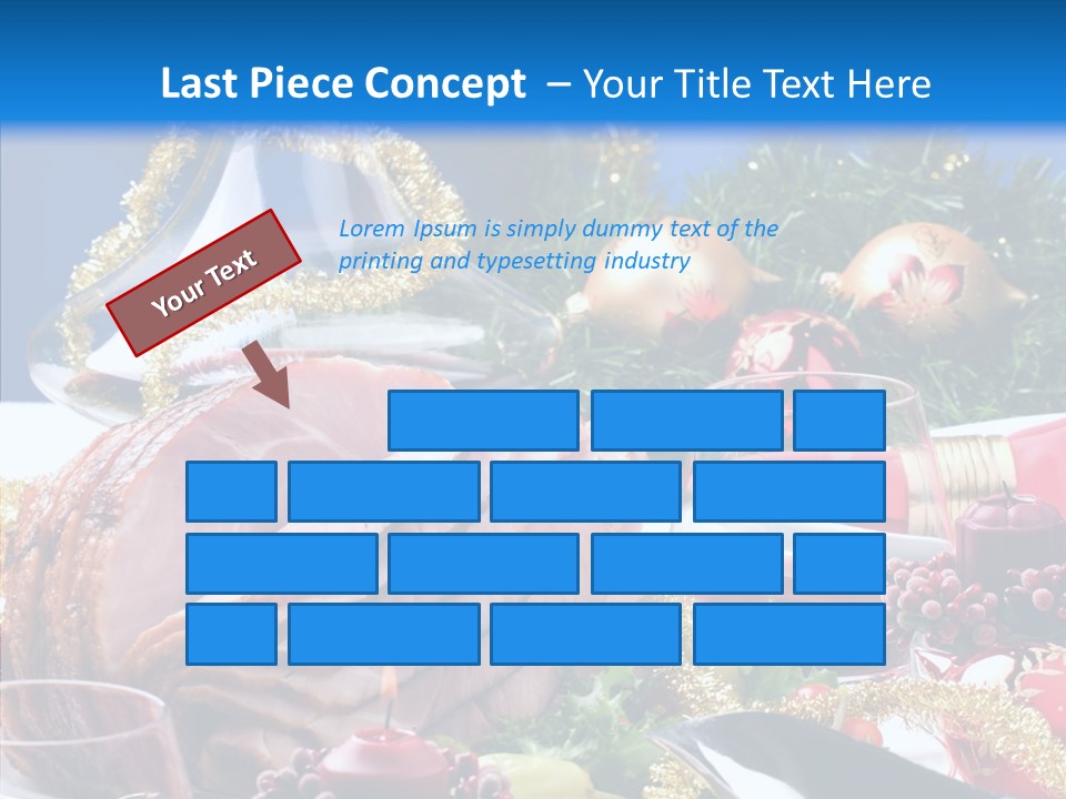 Close Up Cuts Salad PowerPoint Template