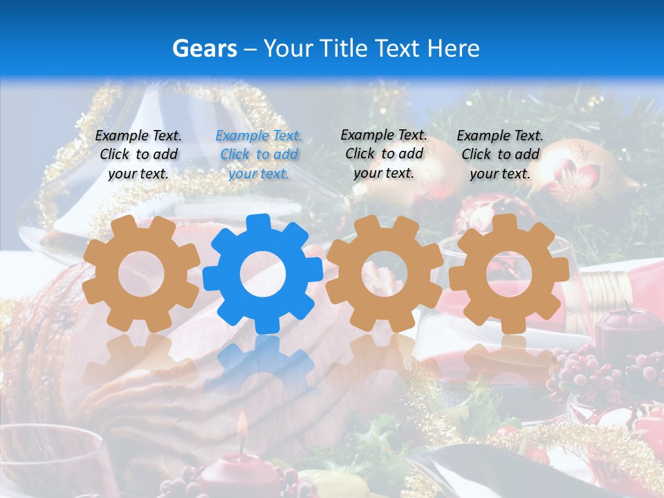 Close Up Cuts Salad PowerPoint Template