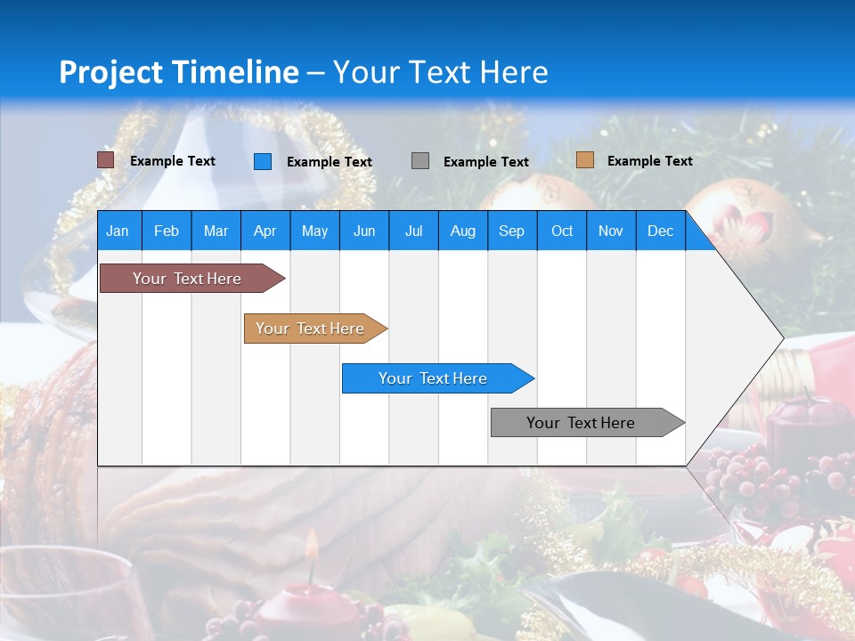 Close Up Cuts Salad PowerPoint Template