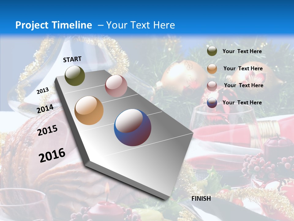 Close Up Cuts Salad PowerPoint Template