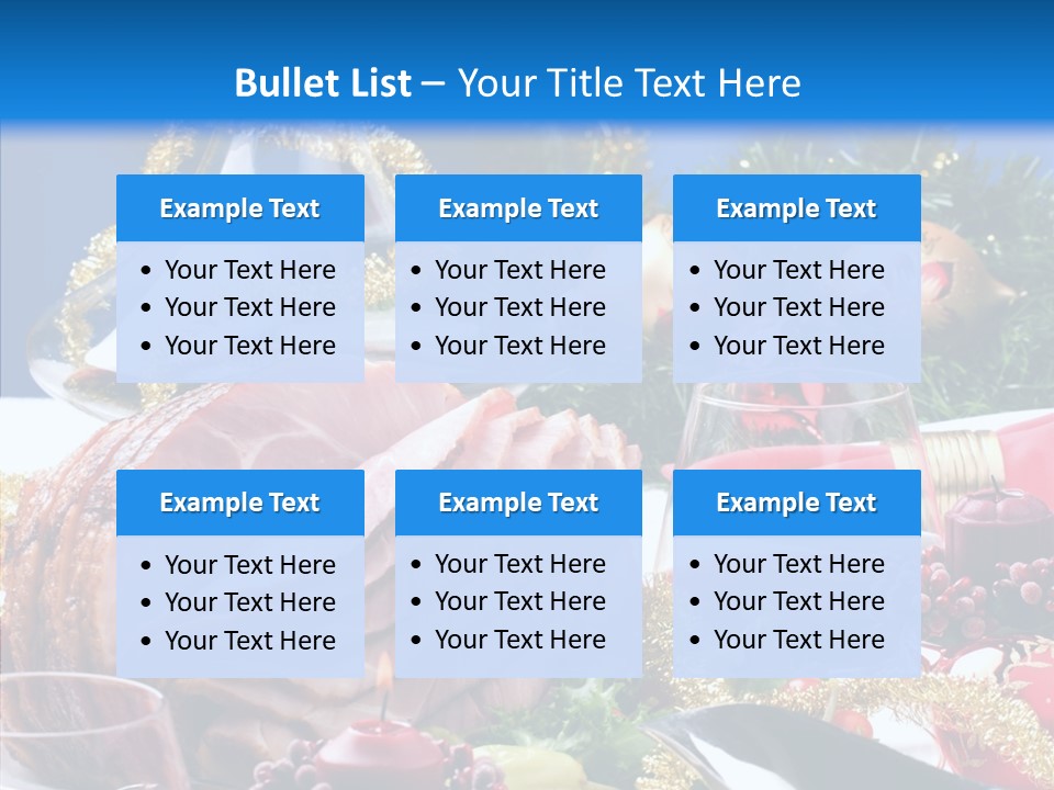 Close Up Cuts Salad PowerPoint Template