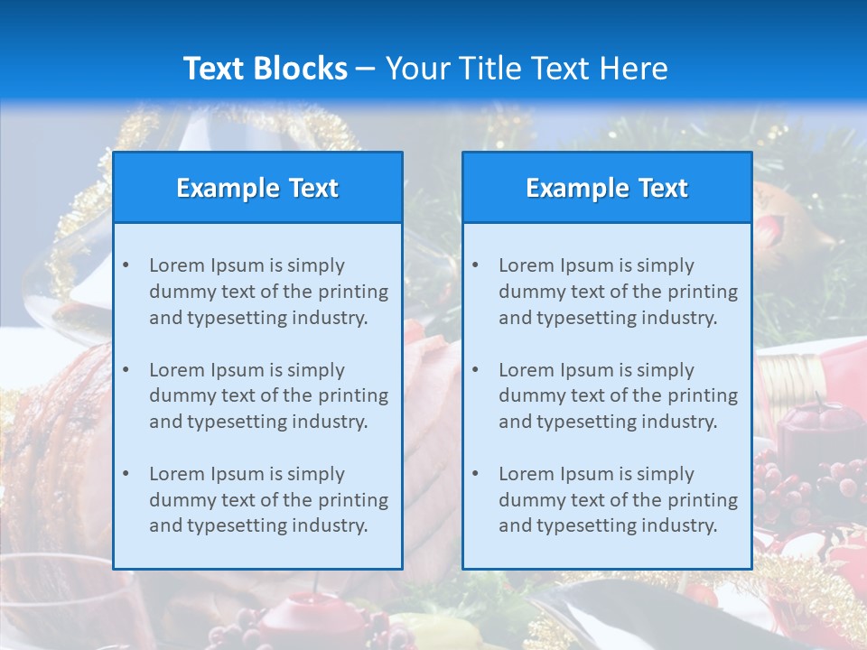 Close Up Cuts Salad PowerPoint Template