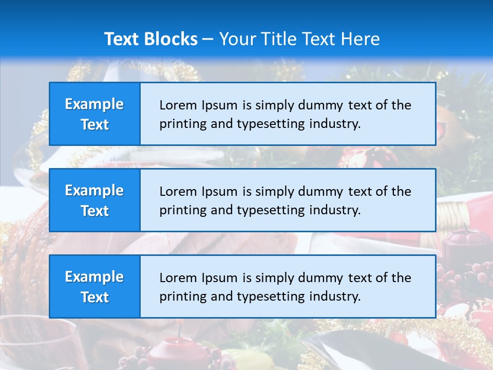 Close Up Cuts Salad PowerPoint Template