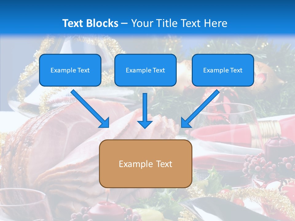 Close Up Cuts Salad PowerPoint Template