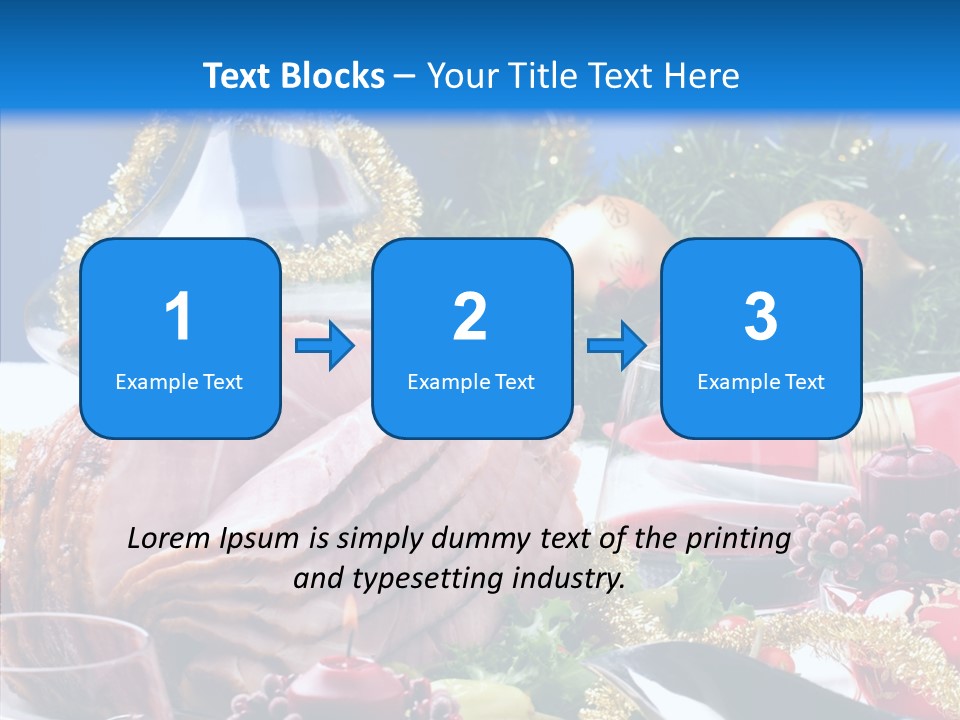 Close Up Cuts Salad PowerPoint Template