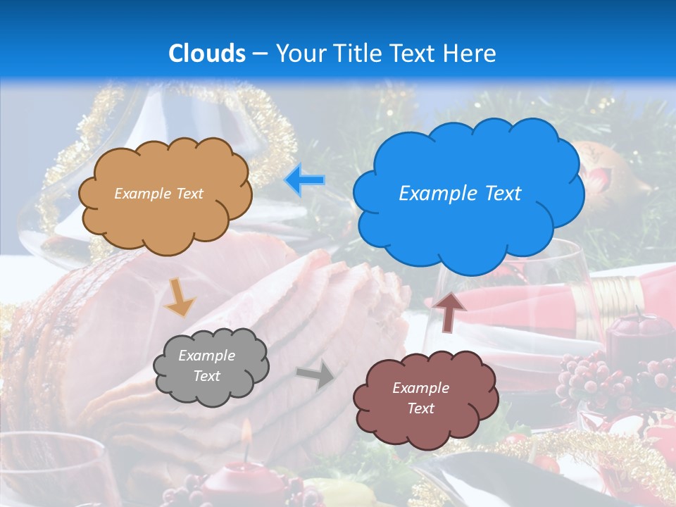 Close Up Cuts Salad PowerPoint Template