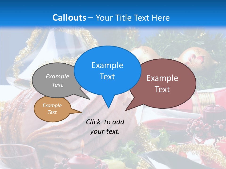 Close Up Cuts Salad PowerPoint Template