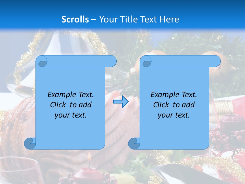 Close Up Cuts Salad PowerPoint Template