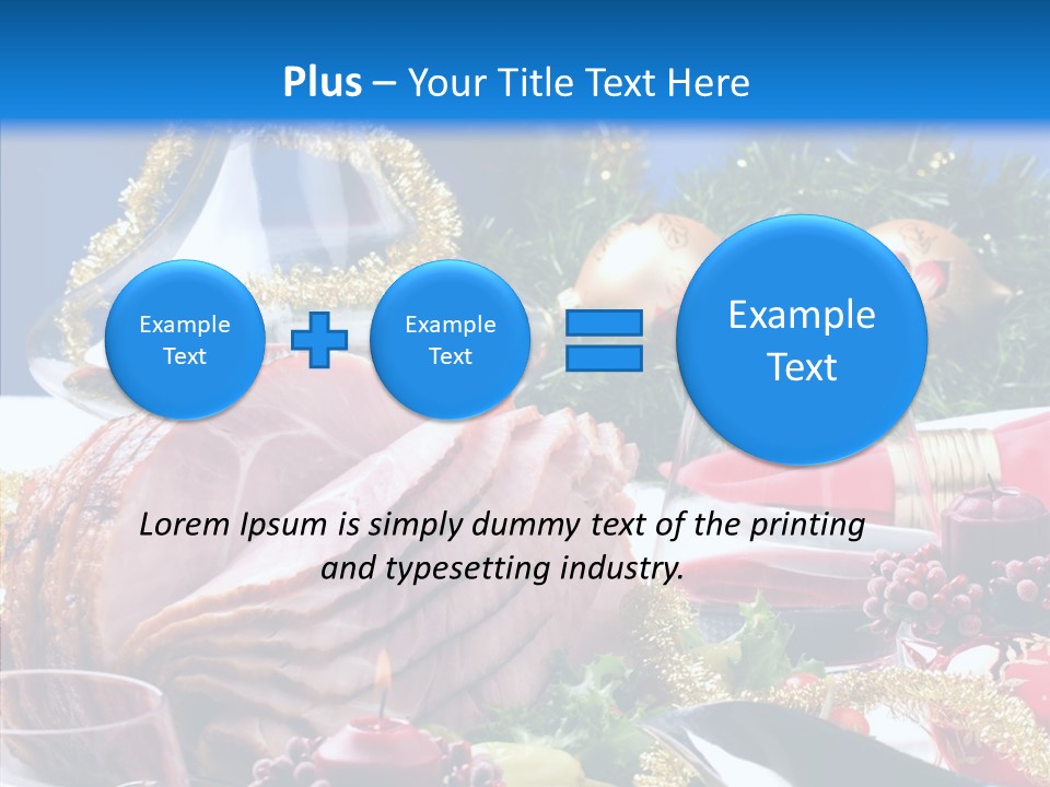 Close Up Cuts Salad PowerPoint Template