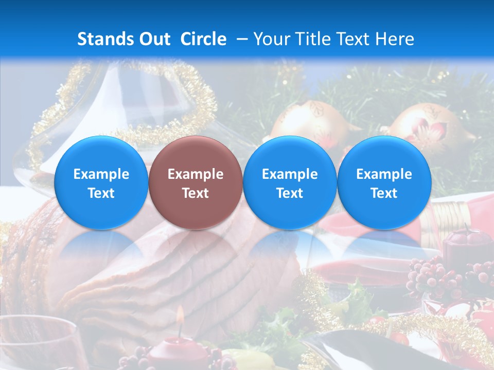 Close Up Cuts Salad PowerPoint Template