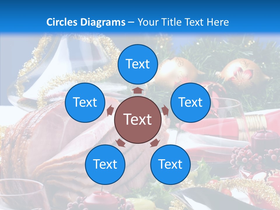 Close Up Cuts Salad PowerPoint Template