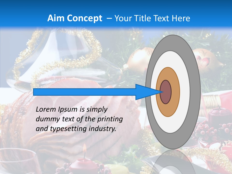 Close Up Cuts Salad PowerPoint Template