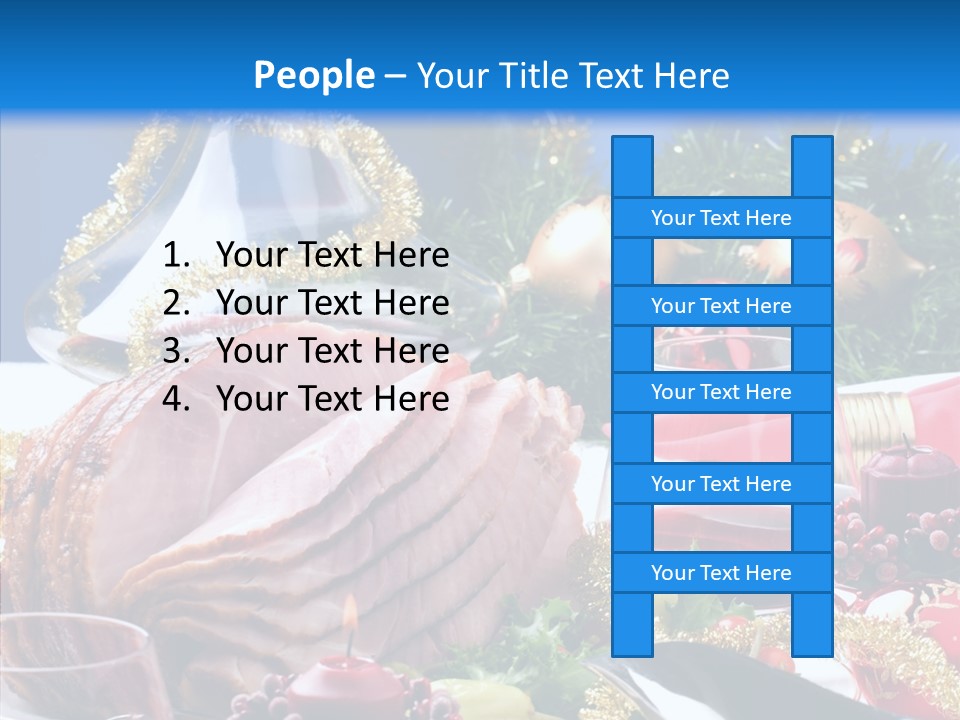 Close Up Cuts Salad PowerPoint Template