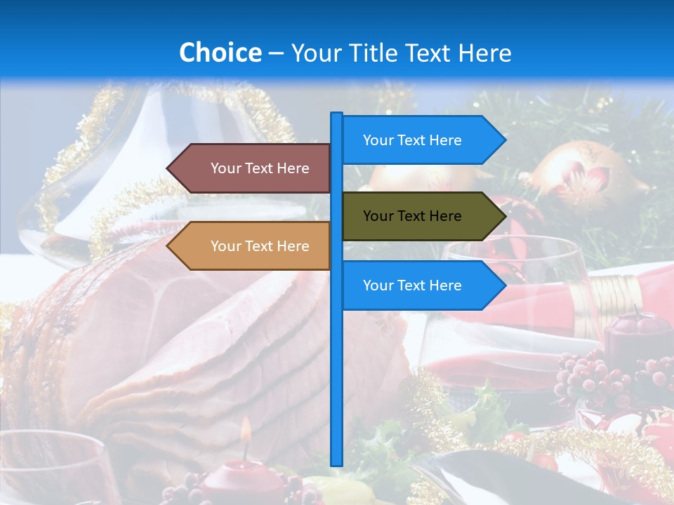 Close Up Cuts Salad PowerPoint Template