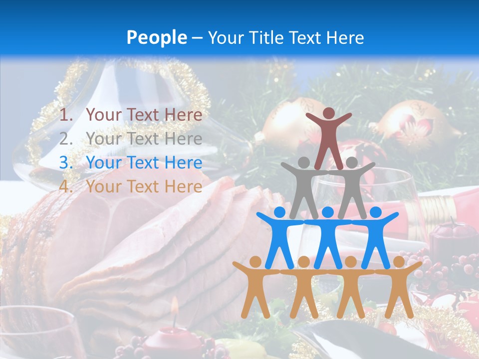 Close Up Cuts Salad PowerPoint Template