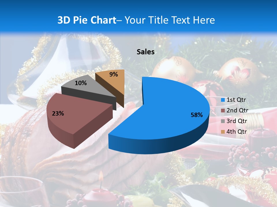 Close Up Cuts Salad PowerPoint Template