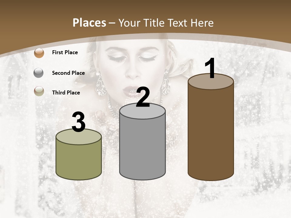 Beautiful Skin Lips PowerPoint Template