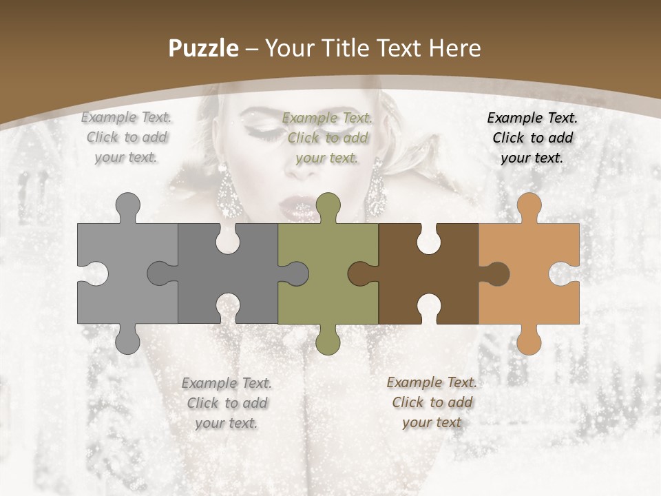 Beautiful Skin Lips PowerPoint Template