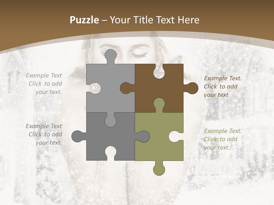 Beautiful Skin Lips PowerPoint Template