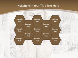 Beautiful Skin Lips PowerPoint Template