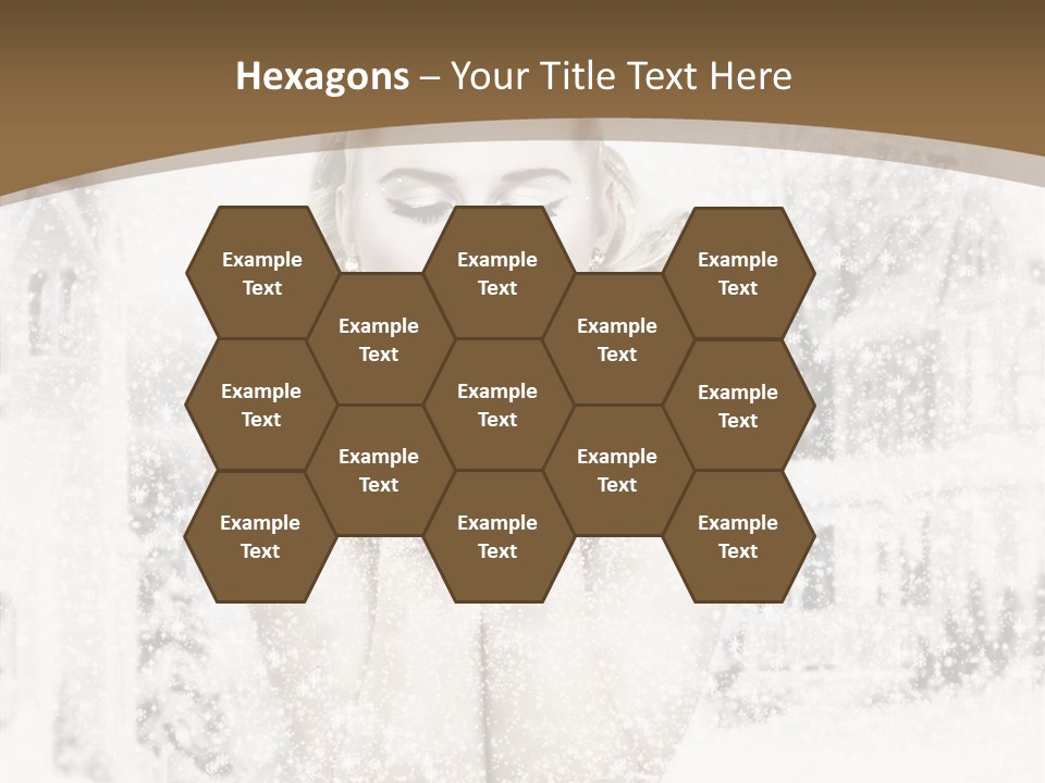 Beautiful Skin Lips PowerPoint Template