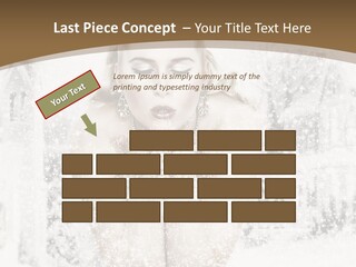 Beautiful Skin Lips PowerPoint Template