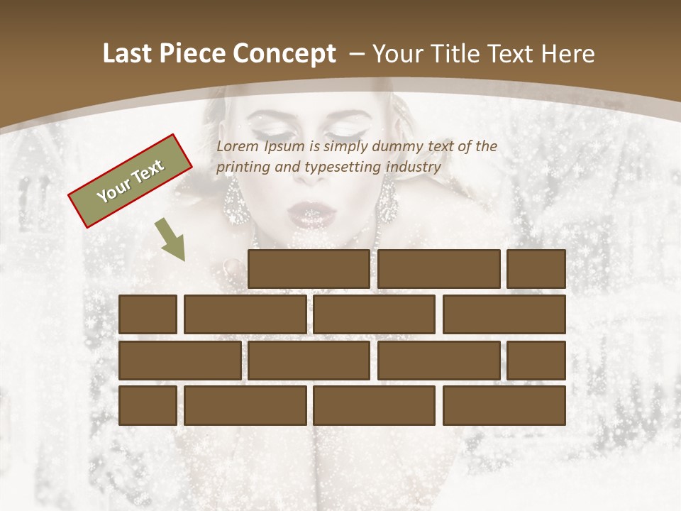 Beautiful Skin Lips PowerPoint Template