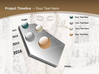 Beautiful Skin Lips PowerPoint Template