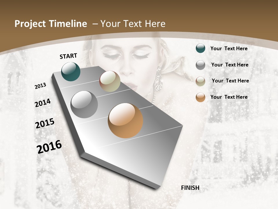 Beautiful Skin Lips PowerPoint Template