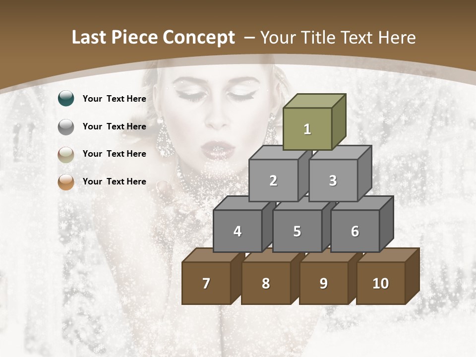 Beautiful Skin Lips PowerPoint Template
