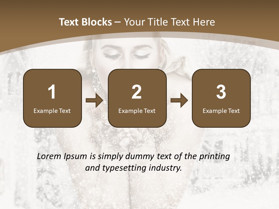 Beautiful Skin Lips PowerPoint Template