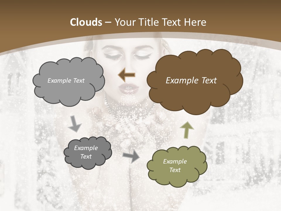 Beautiful Skin Lips PowerPoint Template