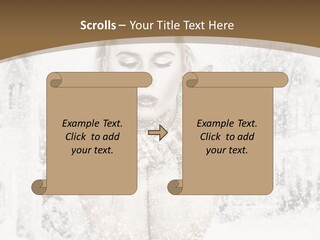 Beautiful Skin Lips PowerPoint Template