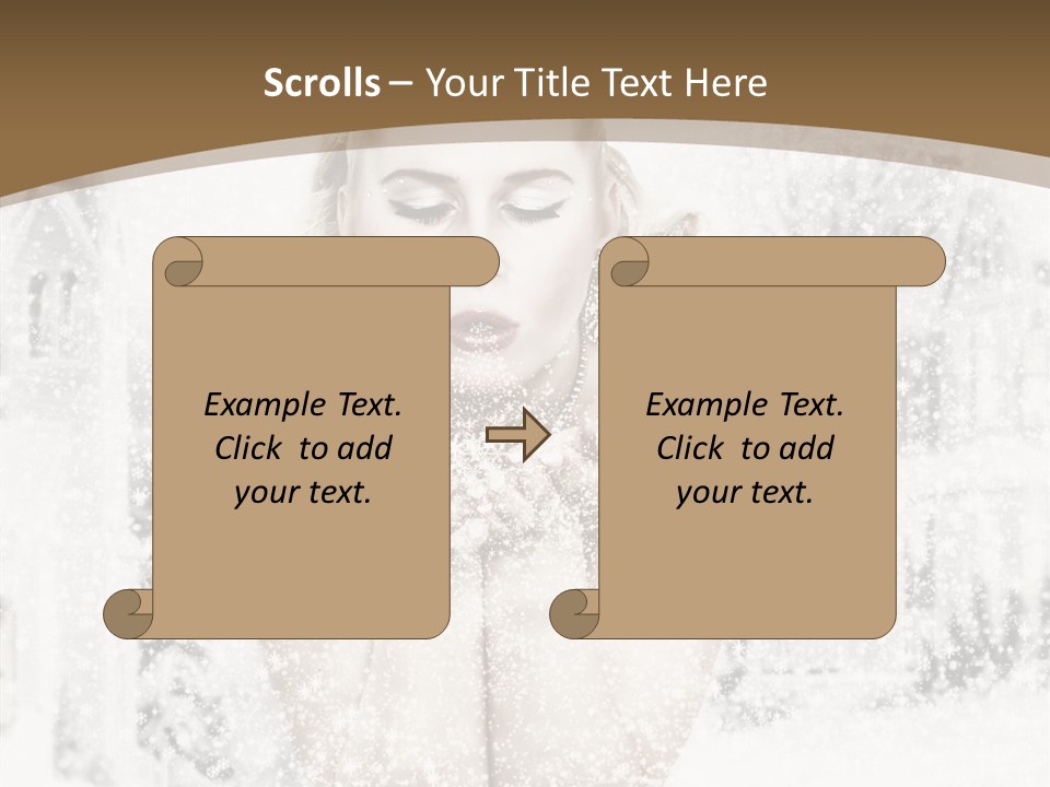 Beautiful Skin Lips PowerPoint Template