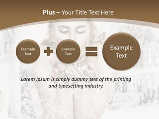 Beautiful Skin Lips PowerPoint Template