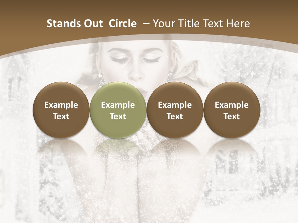 Beautiful Skin Lips PowerPoint Template