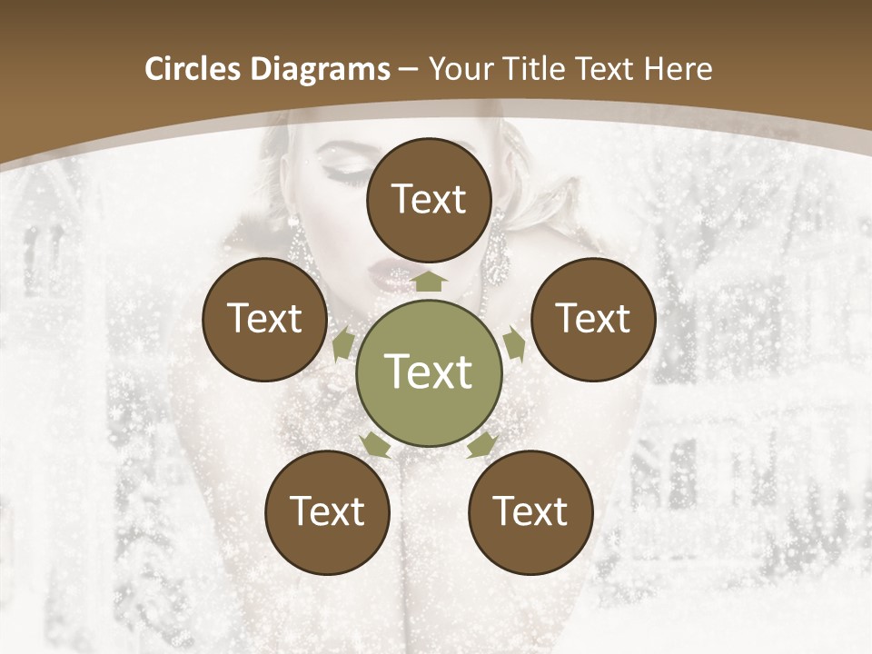 Beautiful Skin Lips PowerPoint Template