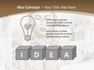 Beautiful Skin Lips PowerPoint Template