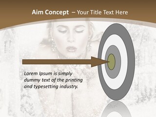 Beautiful Skin Lips PowerPoint Template