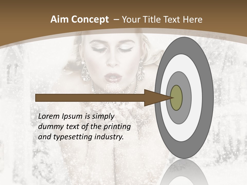 Beautiful Skin Lips PowerPoint Template