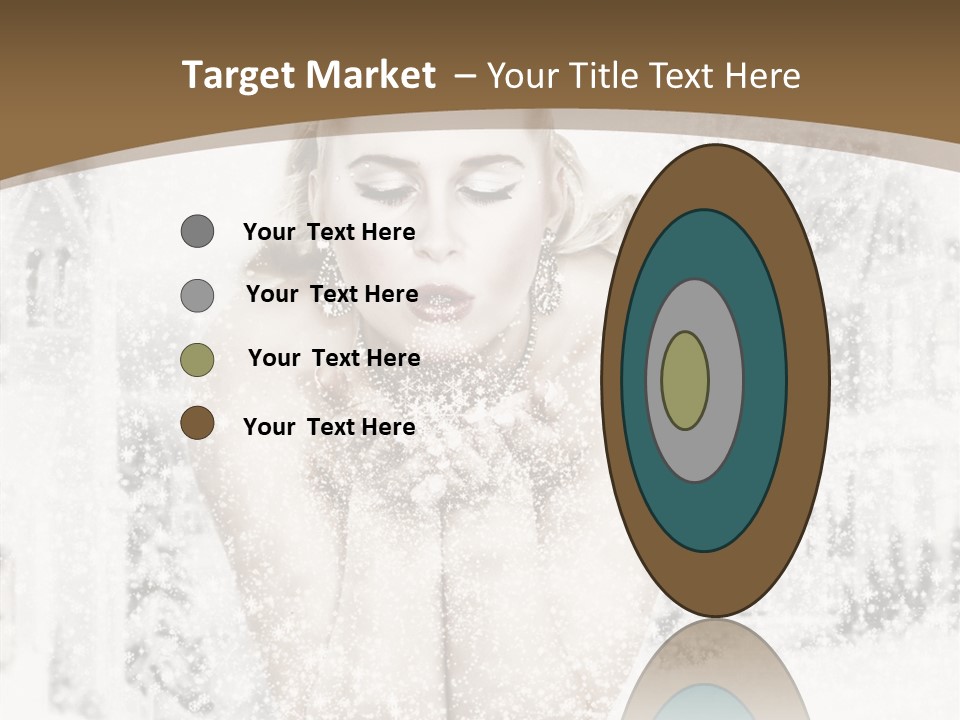 Beautiful Skin Lips PowerPoint Template