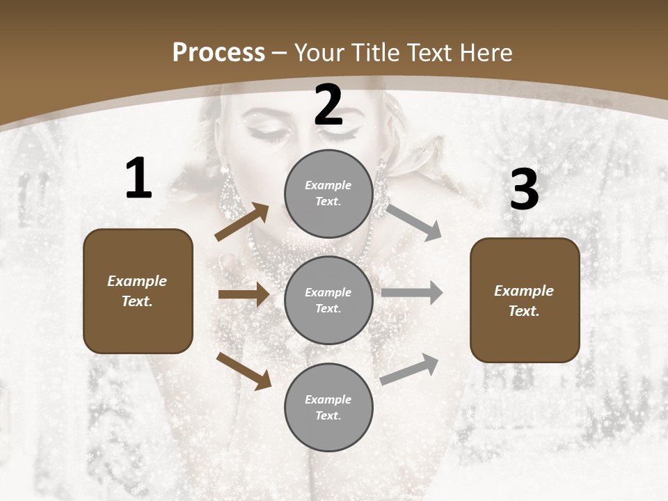 Beautiful Skin Lips PowerPoint Template