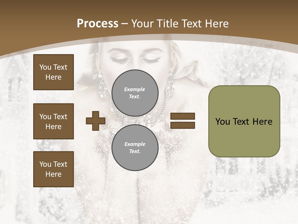 Beautiful Skin Lips PowerPoint Template