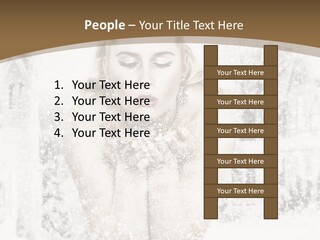 Beautiful Skin Lips PowerPoint Template