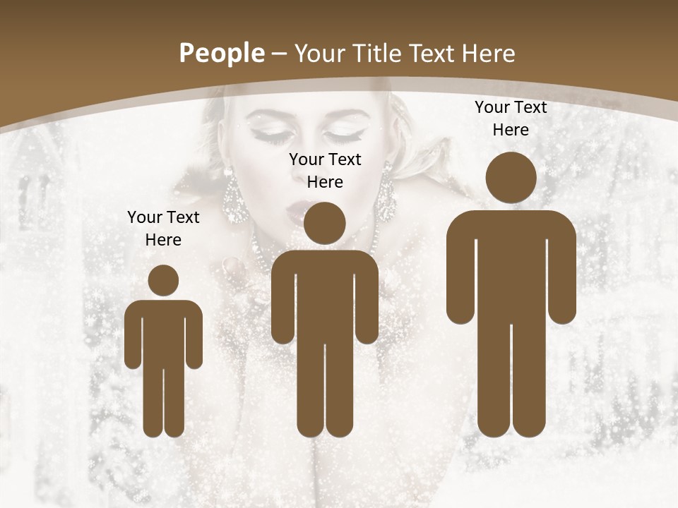 Beautiful Skin Lips PowerPoint Template