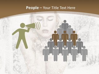 Beautiful Skin Lips PowerPoint Template