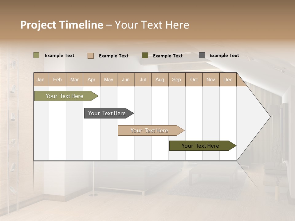 Sconce Colonnade Photo PowerPoint Template