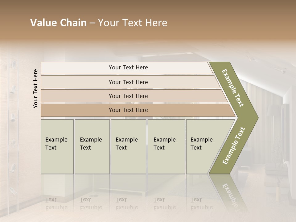 Sconce Colonnade Photo PowerPoint Template