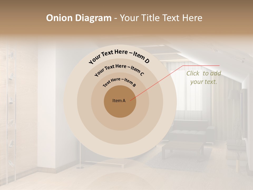 Sconce Colonnade Photo PowerPoint Template